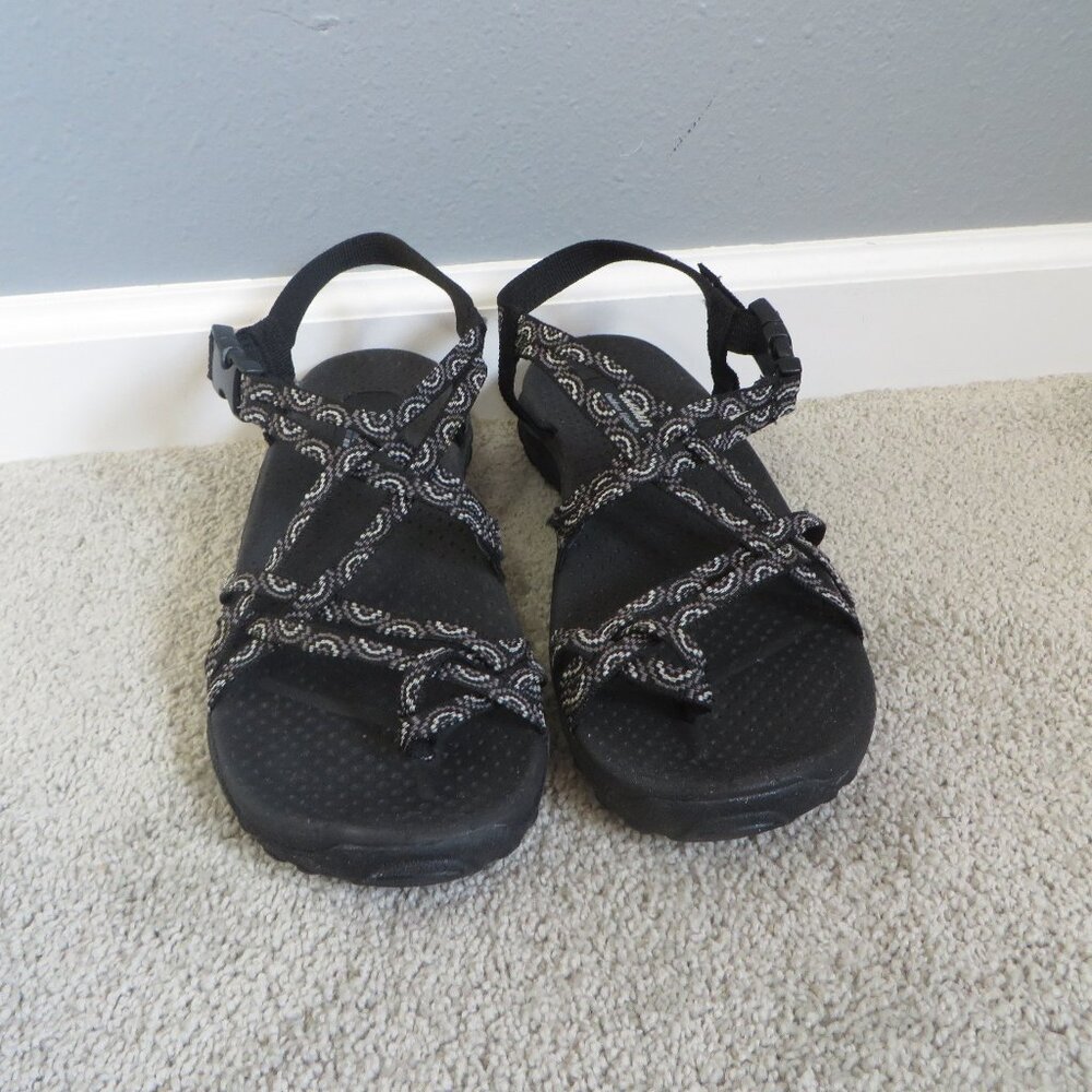 NEW Skechers Reggae Irie Mon Womens Sandals Size 10 Black Outdoor Lifestyle - Picture 3 of 10
